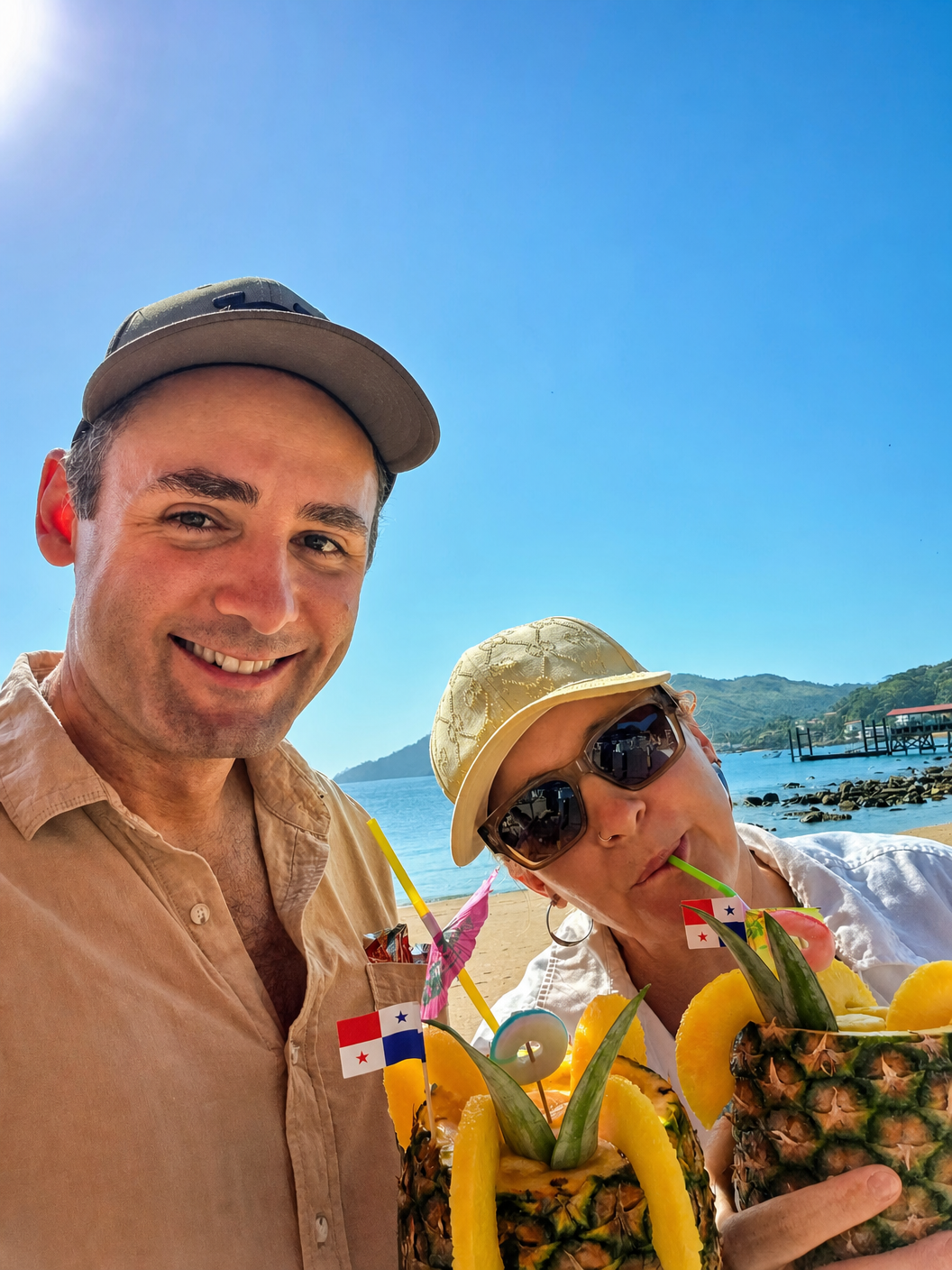 Australian expat family enjoying Panama beach lifestyle