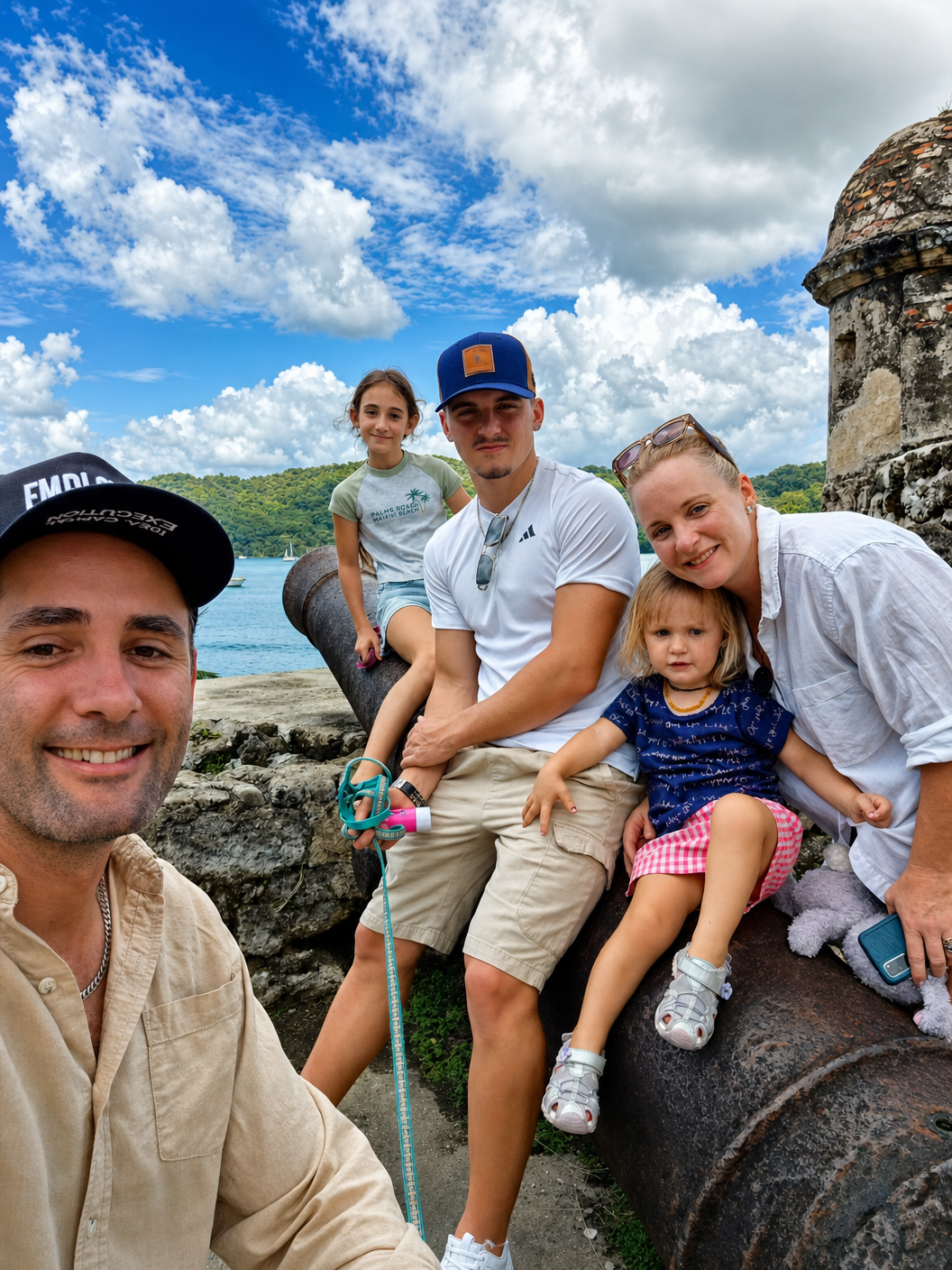 Family exploring Panama's history and culture